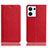 Coque Portefeuille Livre Cuir Etui Clapet H02P pour Oppo Reno9 Pro 5G Rouge