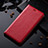 Coque Portefeuille Livre Cuir Etui Clapet H02P pour Realme 8 5G Rouge