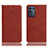 Coque Portefeuille Livre Cuir Etui Clapet H02P pour Realme Q3t 5G Marron