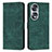 Coque Portefeuille Livre Cuir Etui Clapet H02X pour Huawei Honor 70 5G Vert