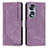 Coque Portefeuille Livre Cuir Etui Clapet H02X pour Huawei Honor 70 5G Violet