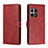 Coque Portefeuille Livre Cuir Etui Clapet H02X pour OnePlus 10 Pro 5G Rouge