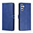 Coque Portefeuille Livre Cuir Etui Clapet H02X pour Samsung Galaxy A13 5G Bleu