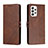 Coque Portefeuille Livre Cuir Etui Clapet H02X pour Samsung Galaxy A33 5G Marron