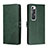 Coque Portefeuille Livre Cuir Etui Clapet H02X pour Xiaomi Mi 10S 5G Vert