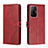 Coque Portefeuille Livre Cuir Etui Clapet H02X pour Xiaomi Mi 11T 5G Rouge