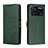 Coque Portefeuille Livre Cuir Etui Clapet H02X pour Xiaomi Poco M4 Pro 4G Vert