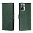 Coque Portefeuille Livre Cuir Etui Clapet H02X pour Xiaomi Poco M5S Vert