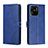 Coque Portefeuille Livre Cuir Etui Clapet H02X pour Xiaomi Redmi 10C 4G Bleu