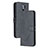 Coque Portefeuille Livre Cuir Etui Clapet H02X pour Xiaomi Redmi 9 Prime India Noir