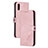 Coque Portefeuille Livre Cuir Etui Clapet H02X pour Xiaomi Redmi 9AT Or Rose