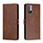 Coque Portefeuille Livre Cuir Etui Clapet H02X pour Xiaomi Redmi Note 11 SE 5G Marron