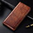 Coque Portefeuille Livre Cuir Etui Clapet H03 pour Apple iPhone 14 Marron