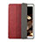 Coque Portefeuille Livre Cuir Etui Clapet H03 pour Apple New iPad 9.7 (2017) Rouge