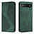 Coque Portefeuille Livre Cuir Etui Clapet H03X pour Google Pixel 6a 5G Vert