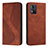 Coque Portefeuille Livre Cuir Etui Clapet H03X pour Motorola Moto E13 Marron