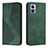 Coque Portefeuille Livre Cuir Etui Clapet H03X pour Motorola Moto Edge 30 Neo 5G Vert