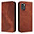 Coque Portefeuille Livre Cuir Etui Clapet H03X pour Nokia G60 5G Marron