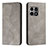 Coque Portefeuille Livre Cuir Etui Clapet H03X pour OnePlus 10 Pro 5G Gris