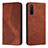 Coque Portefeuille Livre Cuir Etui Clapet H03X pour OnePlus Nord CE 5G Marron