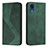 Coque Portefeuille Livre Cuir Etui Clapet H03X pour Samsung Galaxy A03 Core Vert