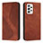 Coque Portefeuille Livre Cuir Etui Clapet H03X pour Samsung Galaxy A33 5G Marron