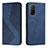 Coque Portefeuille Livre Cuir Etui Clapet H03X pour Xiaomi Mi 10T 5G Bleu