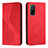 Coque Portefeuille Livre Cuir Etui Clapet H03X pour Xiaomi Mi 10T 5G Rouge
