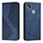 Coque Portefeuille Livre Cuir Etui Clapet H03X pour Xiaomi POCO C3 Bleu