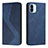 Coque Portefeuille Livre Cuir Etui Clapet H03X pour Xiaomi Poco C50 Bleu