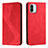 Coque Portefeuille Livre Cuir Etui Clapet H03X pour Xiaomi Poco C50 Rouge