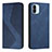 Coque Portefeuille Livre Cuir Etui Clapet H03X pour Xiaomi Poco C51 Bleu