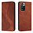 Coque Portefeuille Livre Cuir Etui Clapet H03X pour Xiaomi Poco X4 NFC Marron