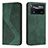 Coque Portefeuille Livre Cuir Etui Clapet H03X pour Xiaomi Poco X4 Pro 5G Vert