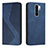 Coque Portefeuille Livre Cuir Etui Clapet H03X pour Xiaomi Redmi 9 Prime India Bleu