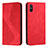 Coque Portefeuille Livre Cuir Etui Clapet H03X pour Xiaomi Redmi 9A Rouge