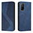 Coque Portefeuille Livre Cuir Etui Clapet H03X pour Xiaomi Redmi K30S 5G Bleu