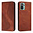 Coque Portefeuille Livre Cuir Etui Clapet H03X pour Xiaomi Redmi Note 10 4G Marron