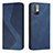 Coque Portefeuille Livre Cuir Etui Clapet H03X pour Xiaomi Redmi Note 10 5G Bleu