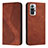 Coque Portefeuille Livre Cuir Etui Clapet H03X pour Xiaomi Redmi Note 10 Pro 4G Marron