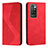 Coque Portefeuille Livre Cuir Etui Clapet H03X pour Xiaomi Redmi Note 11 4G (2021) Rouge
