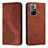 Coque Portefeuille Livre Cuir Etui Clapet H03X pour Xiaomi Redmi Note 11T 5G Marron