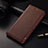 Coque Portefeuille Livre Cuir Etui Clapet H04 pour Apple iPhone 13 Mini Marron