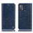 Coque Portefeuille Livre Cuir Etui Clapet H04P pour Motorola Moto G50 Bleu