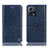 Coque Portefeuille Livre Cuir Etui Clapet H04P pour Motorola Moto S30 Pro 5G Bleu