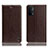 Coque Portefeuille Livre Cuir Etui Clapet H04P pour OnePlus Nord N200 5G Marron