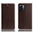 Coque Portefeuille Livre Cuir Etui Clapet H04P pour OnePlus Nord N300 5G Marron