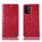 Coque Portefeuille Livre Cuir Etui Clapet H04P pour Oppo A54 5G Rouge