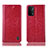 Coque Portefeuille Livre Cuir Etui Clapet H04P pour Oppo A74 5G Rouge