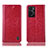 Coque Portefeuille Livre Cuir Etui Clapet H04P pour Oppo A76 Rouge